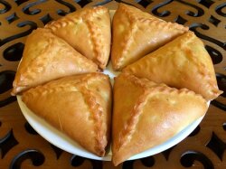 Эчпочмак с говяжьим фаршем по-татарски