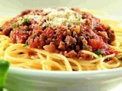 Паста «Болоньезе» с говяжьим фаршем