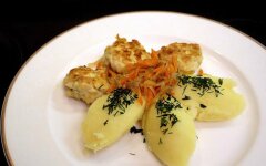 Котлеты куриные рубленые с сыром и чесноком