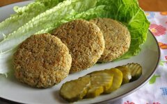 Рисовые котлеты с морковью и семечками