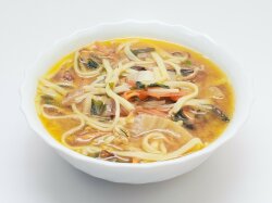 Суп-лапша со свининой и картофелем