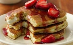 Пышные панкейки к завтраку