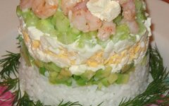 Салат «Сушивкус» с креветками