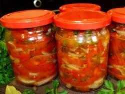 Овощной салат «Кубинский» на зиму