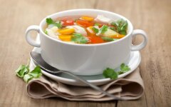 Диетический суп со шпинатом без мяса