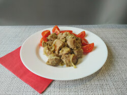 Мясо в рукаве в остром маринаде из горчицы и хрена