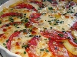 Вкусная закуска «Помидоры с грибами и сыром»