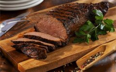 Ростбиф со специями на сковороде