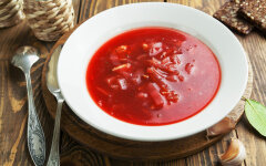 Диетический борщ с овощами без уксуса