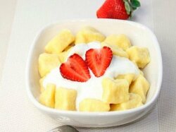 Ленивые вареники с кокосовой и овсяной мукой