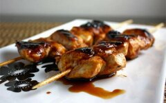 Шашлычки «Якитория» из куриной грудки