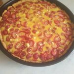 Нежный заливной пирог с ягодами Нежный заливной пирог с ягодами