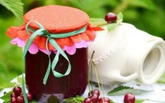 Королевское варенье из вишни и грецких орехов