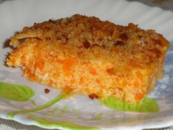 Запеканка из творога с морковью и яблоком