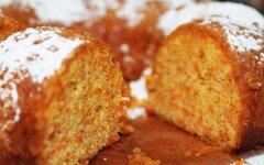 Морковный кекс в духовке