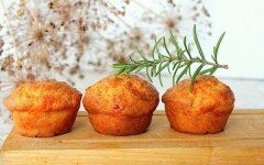 Сырные кексы из ржаной муки