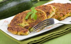 Постные котлеты из кабачков с картофелем