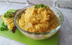 Постный паштет из фасоли с морковью и луком
