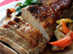 Буженина из индейки с имбирем в мультиварке