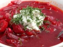 Холодный борщ без мяса «Ставропольский»