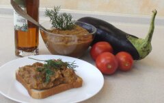 Ленивая икра из баклажан на зиму