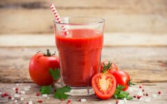 Натуральный томатный сок без сахара и соли