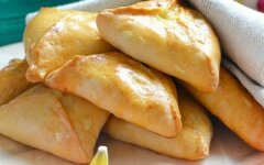 Эчпочмак с индейкой из кефирного теста