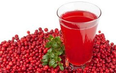 Морс из брусники с сахаром на зиму