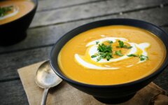 Тыквенный суп-пюре со сливочным вкусом