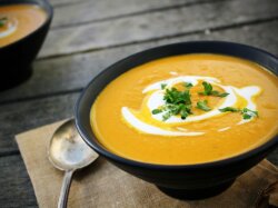 Тыквенный суп-пюре со сливочным вкусом