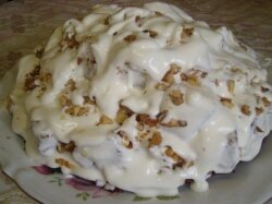 Домашний торт «Айсберг» с черносливом