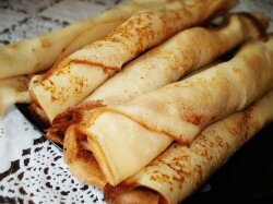 Тонкие блинчики на молоке к завтраку