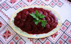 Заготовка из свеклы и хрена на зиму