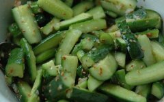 Огурчики с кунжутом по-корейски