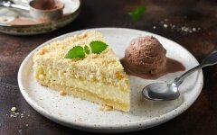 Домашний творожный пирог «Лакомка»