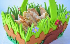 Ореховые бискотти с мандариновой цедрой