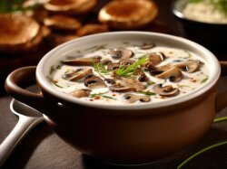 Сметанник с курицей и шампиньонами