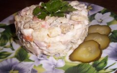 Быстрый «Мужской каприз» с ветчиной