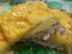 Картофель по-королевски с куриным филе