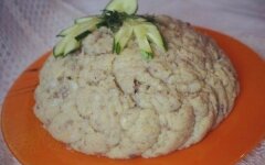 Форшмак с селедкой и яблоками