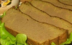 Суфле из куриной печени с овсяными хлопьями на пару