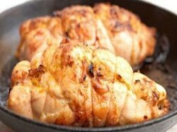 Роллы из курицы с плавленым сыром и брокколи