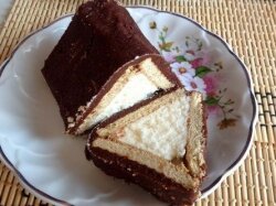 Десерт «Домик» из творога