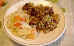 Классическая перловая каша с говядиной