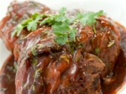 Свиной окорок в соусе из кока-колы