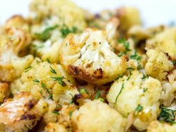 Легкая цветная капуста с сыром в духовке