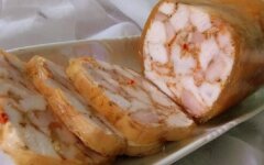 Домашняя рубленая ветчина из курицы