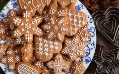 Медовые пряники с имбирем и гвоздикой