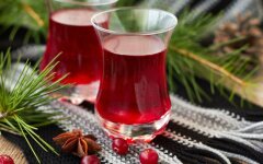 Клюквенный морс в мультиварке на пару