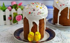 Творожный кулич на дрожжах без опары